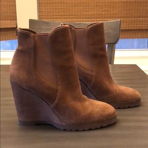 Camel Suede Michael Kors Booties